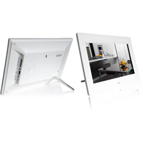 Cadre photo numérique7.5 pouces avec FHD 768 x 1024 IPS grand écran, calendrier, réveil, cadre photo numérique, lecteur photo, vidéo, musique (1/4)