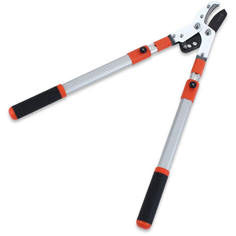 Ahlsen – Coupe-branches télescopique 67-100 cm – Lames en acier SK-5 – Diamètre de coupe max 9 cm – Mécanisme antiadhésif pour coupe précise (1/5)