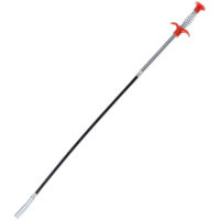 Outil de dragage à quatre griffes + outil de dragage à une griffe pour canalisations de salle de bain (2 mètres) - Kit de nettoyage de canalisations anti-encrassement pour éviers, toilettes et salles