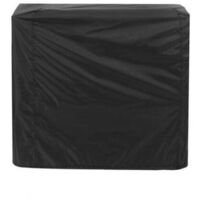 LaBlanc - Housse Barbecue Noir, Couverture de Gril Anti-l'eau/Anti-l'humidité Protection UV Poussière Eau Résistant au Vent pour Barbecue Extérieur Jardin Patio Grill (145x61x117cm)