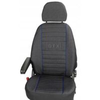 Housses de siège sur mesure pour Fiat Ducato, Citroën Jumper, Peugeot Boxer 1994-2006 – Tissu épais – Mousse 6mm pour confort accru
