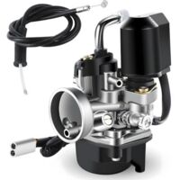 Carburateur, Carburateur de Remplacement Avec Passage de 17.5mm pour la Plupart des Scooters 50ccm de Piaggio/Gilera/Aprilia