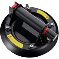 Paryou – Ventouse professionnelle 8 pouces – Capacité de charge 110 kg – Pour surfaces lisses et non poreuses – Poignée ergonomique antidérapante