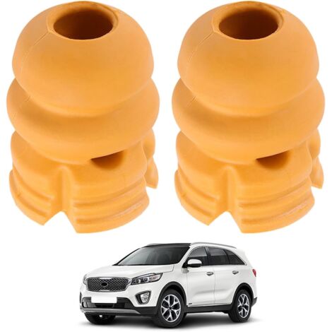 2x Federanschlagpufferhalterungen, kompatibel mit Kia Sorento JC 2002–2009, elastische Federanschlagpuffer, Hinterachsaufhängung, Gummi, 55150-3E000, 55151-3E000, 55151-3E001 (1/5)