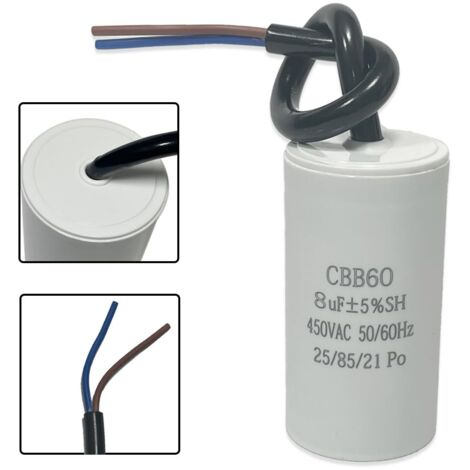 Kondensator 2-80 µF uf ±5% Anlaufkondensator Motorkondensator 450V Kondensatoren Kondensator 2-80 µF uf ±5% Anlaufkondensator Motorkondensator 450V Kondensatoren