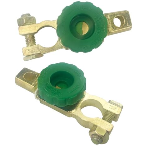Universal-Batterietrennschalter (2-teilig), 12V/24V-Leistungsschalter, für 15–17 mm Elektrodenspitzen, für Motorrad, Auto