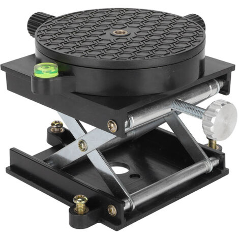 Plateforme élévatrice de mise à niveau, table de travail rotative à 360° pour niveaux laser, support de mise à niveau automatique