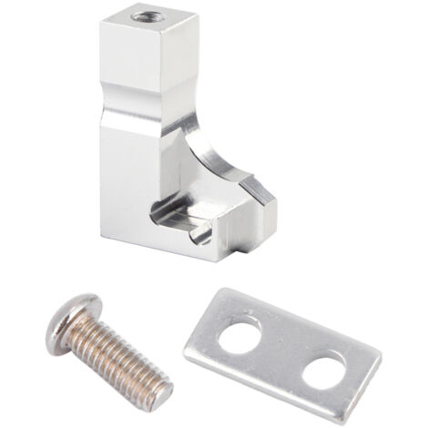 Support de réparation de collecteur, alliage d'aluminium 03L129711AG, grande durabilité, haute résistance, argent, 3,8 x 2,8 x 1,3 cm, pour voiture (1/5)
