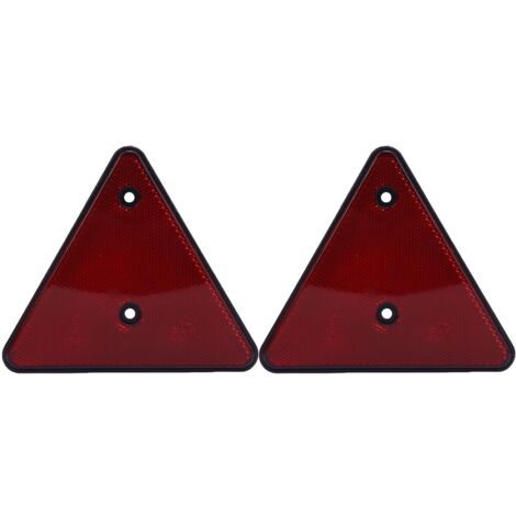 Lot De 2 Réflecteurs Arrière Rouges Moto 96x24x9mm - Homologués E Avec Vis Et Clé