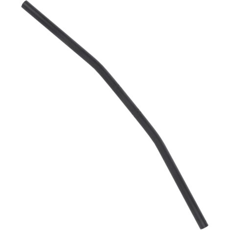 Guidon de moto rétro courbé de 7/8 pouce (22 mm), noir