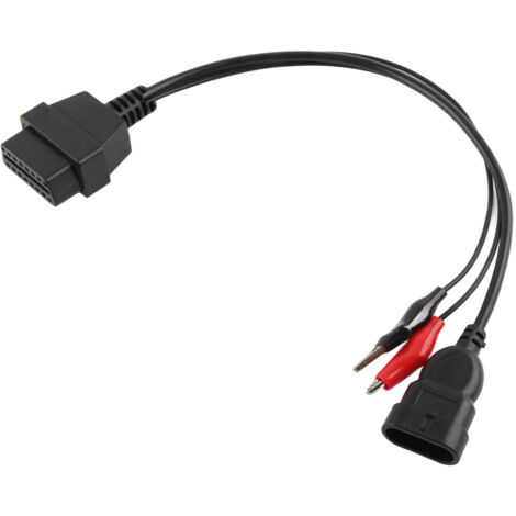 Câble adaptateur OBD2 3 broches vers 16 broches pour Fiat Alfa Romeo Lancia (1/5)