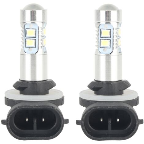 Ampoules LED antibrouillard, faible consommation 12-24 V, ampoule de phare ultra-lumineuse, angle de faisceau de 360°, remplacement pour Hyundai Accent. (1/5)