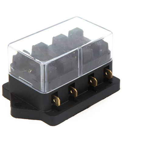Boîtier de bloc de lames universel pour voiture, camion et véhicule, 4 voies, taille moyenne (1/5)