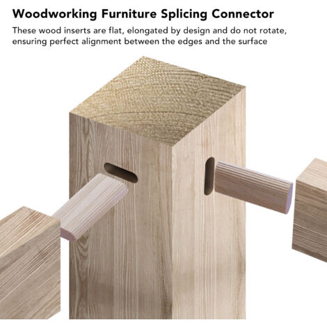 50 Pièces De Dominos En Bois De Hêtre Avec Tenon Pour La Fabrication Artisanale De Meubles En Bois Connecteurs Dassemblage 93907036