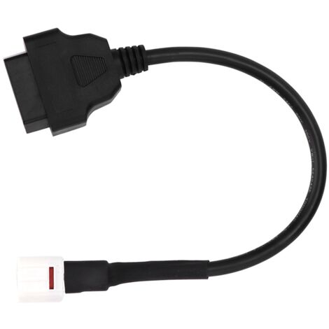 Câble de diagnostic pour lecteur de code d'erreur OBD2 à 4 broches pour motos Compatible avec Yamaha (1/5)