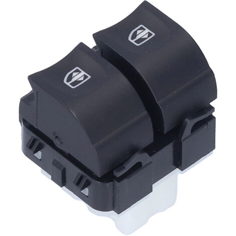 Bouton de commande de vitre 254118722R Noir Remplacement pour CAPTUR Mk1 2012 à aujourd'hui (1/5)