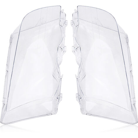 1 paire de couvre-phares transparents pour phares avant gauche et droit pour BMW E46 Série 3 1998-2001 4 portes (1/5)