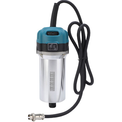 Taille-bois 800 W, 30 000 tr/min, machine à graver portable à 6 vitesses réglables avec pince de serrage 1/4 pouce, adaptée aux machines CNC (1/5)