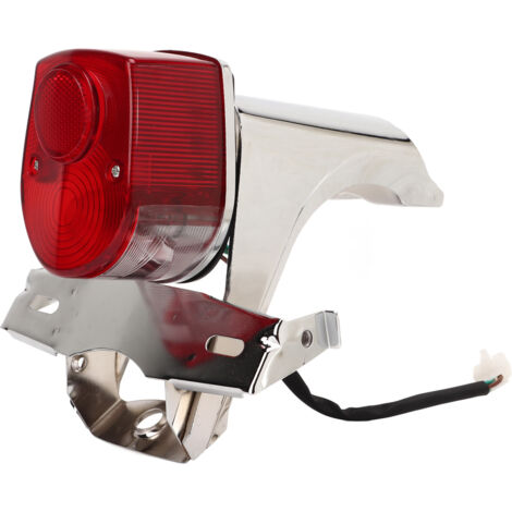 Feu arrière de moto avec plaque d'immatriculation 84701 098 000 Compatible avec DAX ST50 ST70 CT50 CT70 Trail
