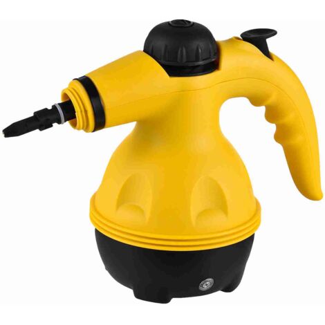 Nettoyeur vapeur à main 1000 W – Appareil de nettoyage à vapeur sous pression haute température portable avec 10 accessoires pour la cuisine, le canapé, la salle de bain, la voiture et les vitres (1/5)