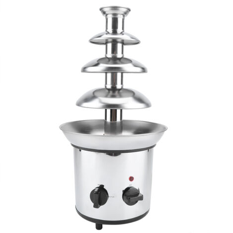 Machine électrique à fondre le chocolat à 4 niveaux avec fonction fondue et fontaine