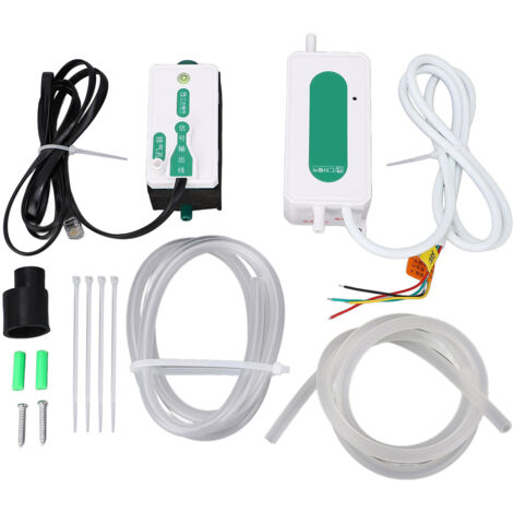 Pompe de condensat pour système CVC : pompe de vidange automatique silencieuse pour climatiseurs split, avec réservoir d'eau de 70 ml, 110-230 V