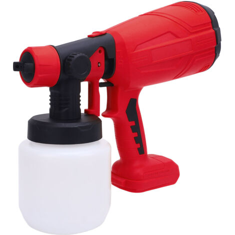 Pistolet à peinture électrique sans fil de 800 ml et 200 W avec 4 buses, pour la peinture de meubles et d'armoires domestiques avec une batterie B4 (1/5)