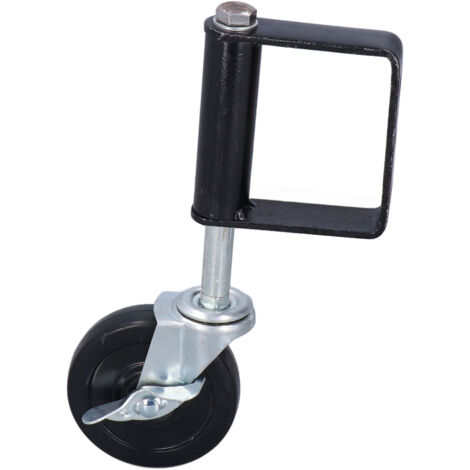 Roulette à ressort pour portillon, 10 cm (4 pouces), 3 trous, accessoire de porte robuste pour la maison et l'usine