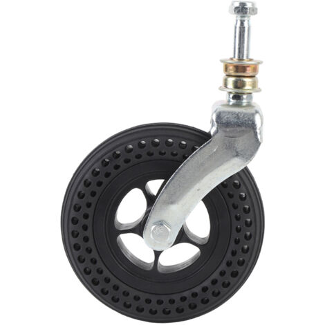Roue pleine antidérapante en caoutchouc TPE de 6 pouces, de type « ruche », pour chariots et véhicules de transport capacité de charge de 75 kg (1/5)