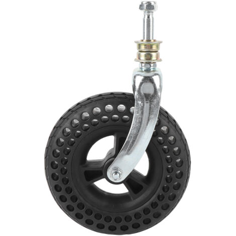 Roue pleine antidérapante en caoutchouc TPE de 7 pouces, de type « ruche », pour chariots et véhicules de transport capacité de charge de 75 kg (1/5)