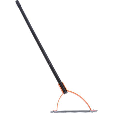 Sécateur manuel pour mauvaises herbes, lame dentelée à double tranchant en acier au manganèse de 65 cm, manche en acier inoxydable, pour jardins et pelouses, en 3 sections