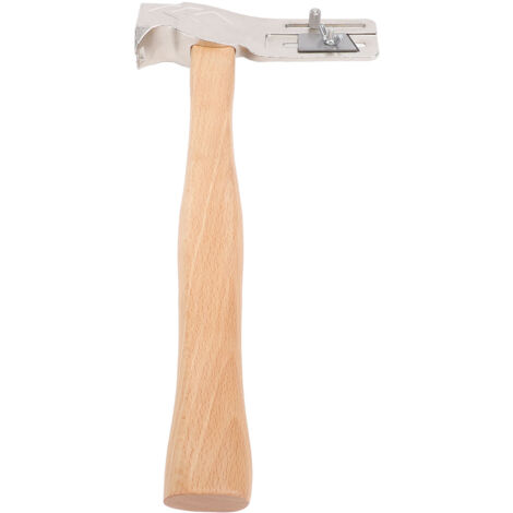 Hachette de couvreur magnétique de 485 g, marteau à bardeaux en acier au carbone avec manche en bois, pour la réparation de toitures