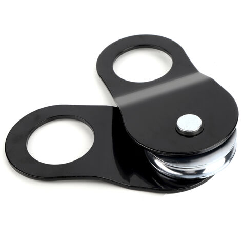 Poulie de treuil de récupération avec bloc d'arrimage de 22 000 lb, provenant d'une remorque de remorquage pour VTT et UTV, couleur noire (1/5)