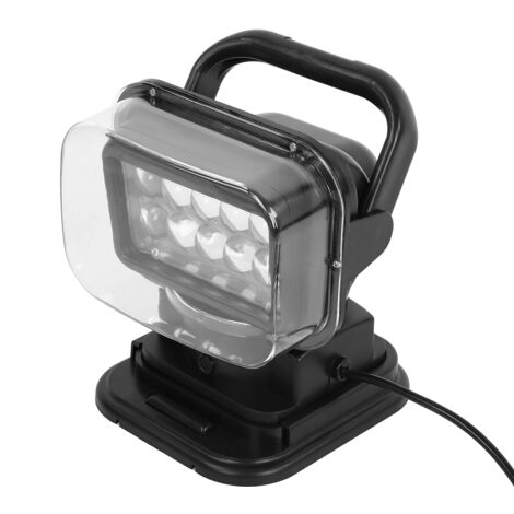 Projecteur LED 50 W avec télécommande et socle magnétique, éclairage ponctuel à 360 degrés pour voitures, modèle universel (1/5)