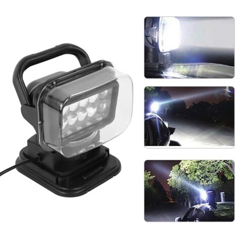 KIMISS H3 50W LED – Projecteur étanche IP56 à Télécommande – Base Magnétique – 4000lm – 12V – Blanc