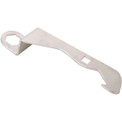 Clé à hélice en acier inoxydable 304 de qualité marine, longueur 25,4 cm, pour écrou d'hélice hexagonal de 2,8 cm et écrou quadrilatéral de 1,4 cm (1/5)