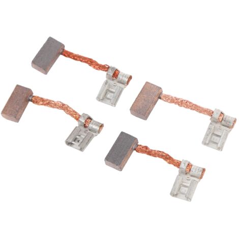 Lot de 4 balais de charbon 69J 43891 pour moteur hors-bord à inclinaison et trim, destinés aux moteurs hors-bord 4 temps de 200 à 300 chevaux (1/5)