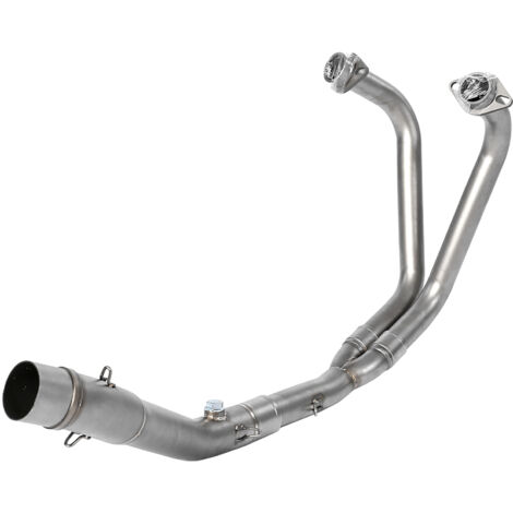 Raccord de liaison pour tuyau d'échappement avant d'un système d'échappement complet de moto, compatible avec les modèles YZF-R25 et YZF-R3 de 2015 à 2018