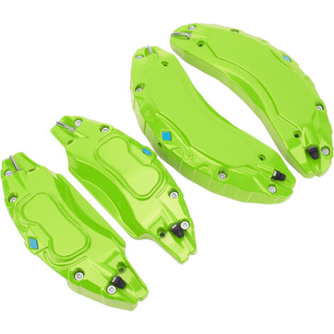 Lot de 4 caches d'étriers de frein en alliage d'aluminium pour Tesla Model 3, jantes de 18 et 19 pouces, couleur verte