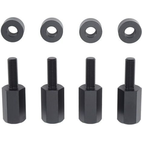 Lot de 4 kits de fixation pour rehausse de siège, 5 cm, noir, fiables et robustes, rehausses de siège de remplacement pour UTV Can-Am Maverick X3 (toutes années) (1/5)