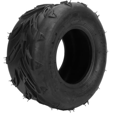 Pneu en caoutchouc à motif flamme, 16x8-7, à fixation par ventouse, pour véhicules tout-terrain, UTV, karts et véhicules agricoles