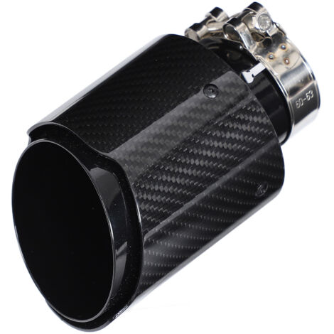 Embout d'échappement universel pour voiture - Accessoires de personnalisation automobile - Entrée 63 mm, sortie 101 mm