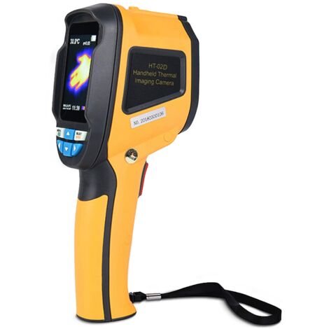 Caméra thermique infrarouge portable HT-02D avec écran couleur, résolution 1024p (32 × 32)