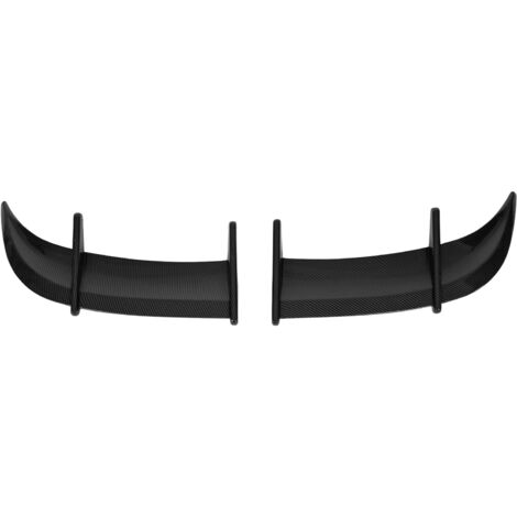 Lot de 2 ailerons arrière de coffre pour voiture, style AK, réduisant la pression aérodynamique, s'adaptant aux modèles MK6, aspect fibre de carbone (1/5)