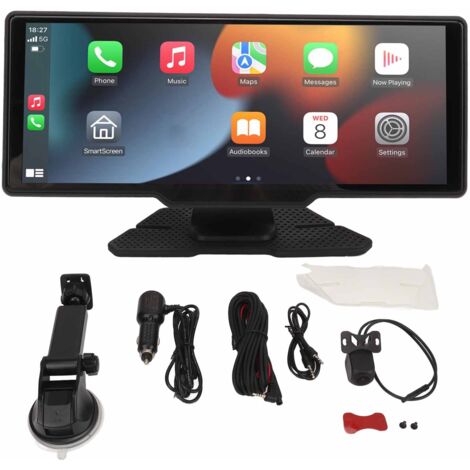 Écran tactile HD IPS de 10,26 pouces pour voiture, CarPlay sans fil, Android Auto, lecteur multimédia pour camion, sans carte mémoire