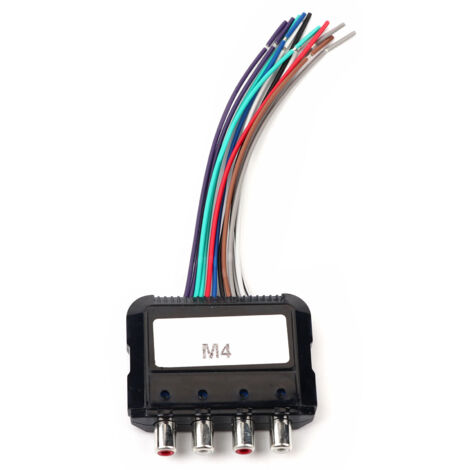 Audio haute et basse fréquence, facile à utiliser, convertisseur audio stéréo pour voiture à 4 canaux, largement utilisé pour la décoration (1/5)