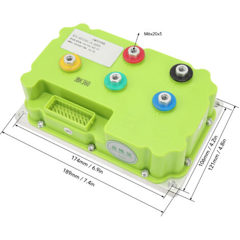 Contrôleur de moteur programmable BLDC 190 A / 360 A ND72360, régulateur de vitesse CC sans balais pour moto électrique haute puissance QSmotor
