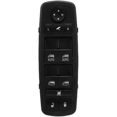 Commutateur de commande de fenêtre d'alimentation principale 68184803AB côté conducteur 11 broches remplacement pour Grand Cherokee 2014-2018 (1/5)