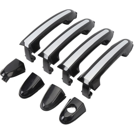 Poignée de porte extérieure chromée 82661 2B000, Kit extérieur élégant résistant aux rayures pour Santa Fe 2007 à 2012 (1/5)