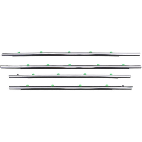 4 pièces coupe-froid de fenêtre de porte de voiture 72410 T0G A01 bande d'étanchéité garniture de moulage pour CR‑V CRV 2011-2016 (1/5)